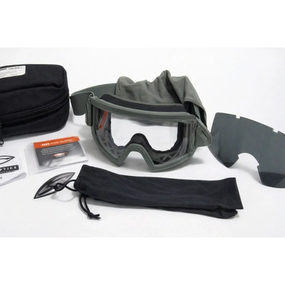 SMITH ELITE  Outside The Wire‎ Tactical Goggles Black Clear Lens ANSI Z87.1